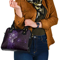 Matariki New Zealand Maori Koru Art Tattoo Shoulder Handbag New Year Galaxy Purple Sky Style LT03 - Polynesian Pride