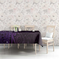 Matariki New Zealand Maori Koru Art Tattoo Tablecloth New Year Galaxy Purple Sky Style LT03 - Polynesian Pride