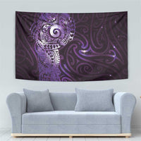 Matariki New Zealand Maori Koru Art Tattoo Tapestry New Year Galaxy Purple Sky Style LT03 - Polynesian Pride
