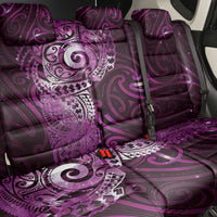 Matariki New Zealand Maori Koru Art Tattoo Back Car Seat Cover New Year Galaxy Pink Sky Style