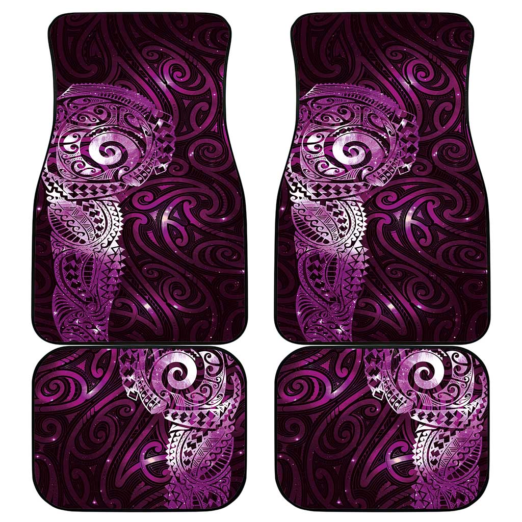 Matariki New Zealand Maori Koru Art Tattoo Car Mats New Year Galaxy Pink Sky Style LT03 - Polynesian Pride
