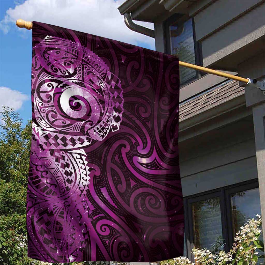 Matariki New Zealand Maori Koru Art Tattoo Garden Flag New Year Galaxy Pink Sky Style