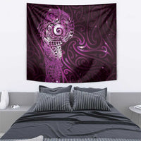 Matariki New Zealand Maori Koru Art Tattoo Tapestry New Year Galaxy Pink Sky Style LT03 - Polynesian Pride