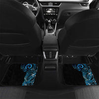 New Zealand Maori Koru Art Traditional Tattoo Car Mats Paua Shell