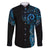 New Zealand Maori Koru Art Traditional Tattoo Family Matching Off The Shoulder Long Sleeve Dress and Hawaiian Shirt Paua Shell