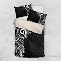 New Zealand Maori Koru Art Traditional Tattoo Bedding Set Simple Style