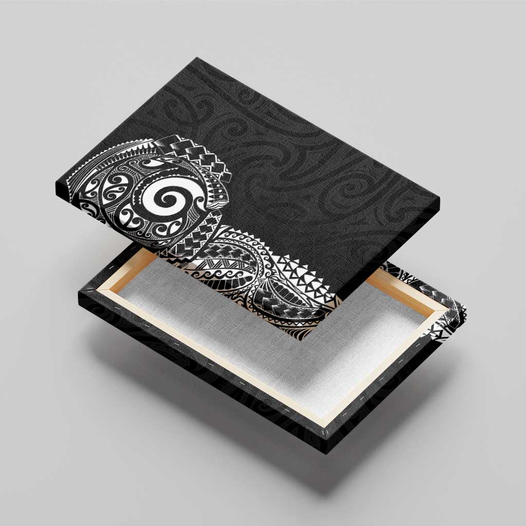 New Zealand Maori Koru Art Traditional Tattoo Canvas Wall Art Simple Style