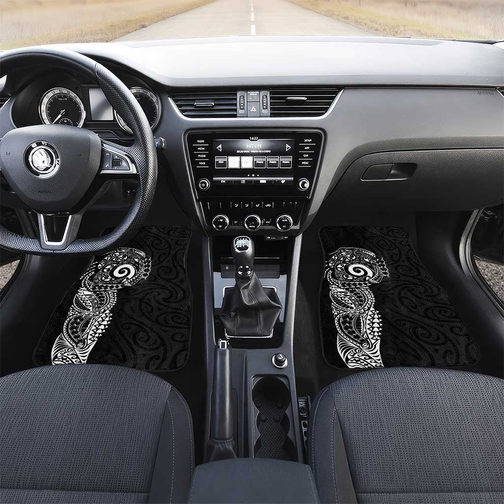 New Zealand Maori Koru Art Traditional Tattoo Car Mats Simple Style