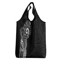 New Zealand Maori Koru Art Traditional Tattoo Grocery Bag Simple Style LT03 - Polynesian Pride
