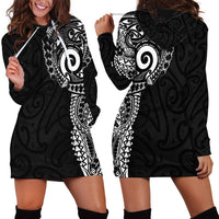 New Zealand Maori Koru Art Traditional Tattoo Hoodie Dress Simple Style