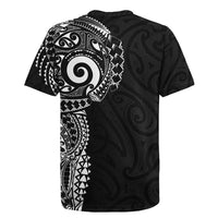 New Zealand Maori Koru Art Traditional Tattoo Rugby Jersey Simple Style LT03 - Polynesian Pride
