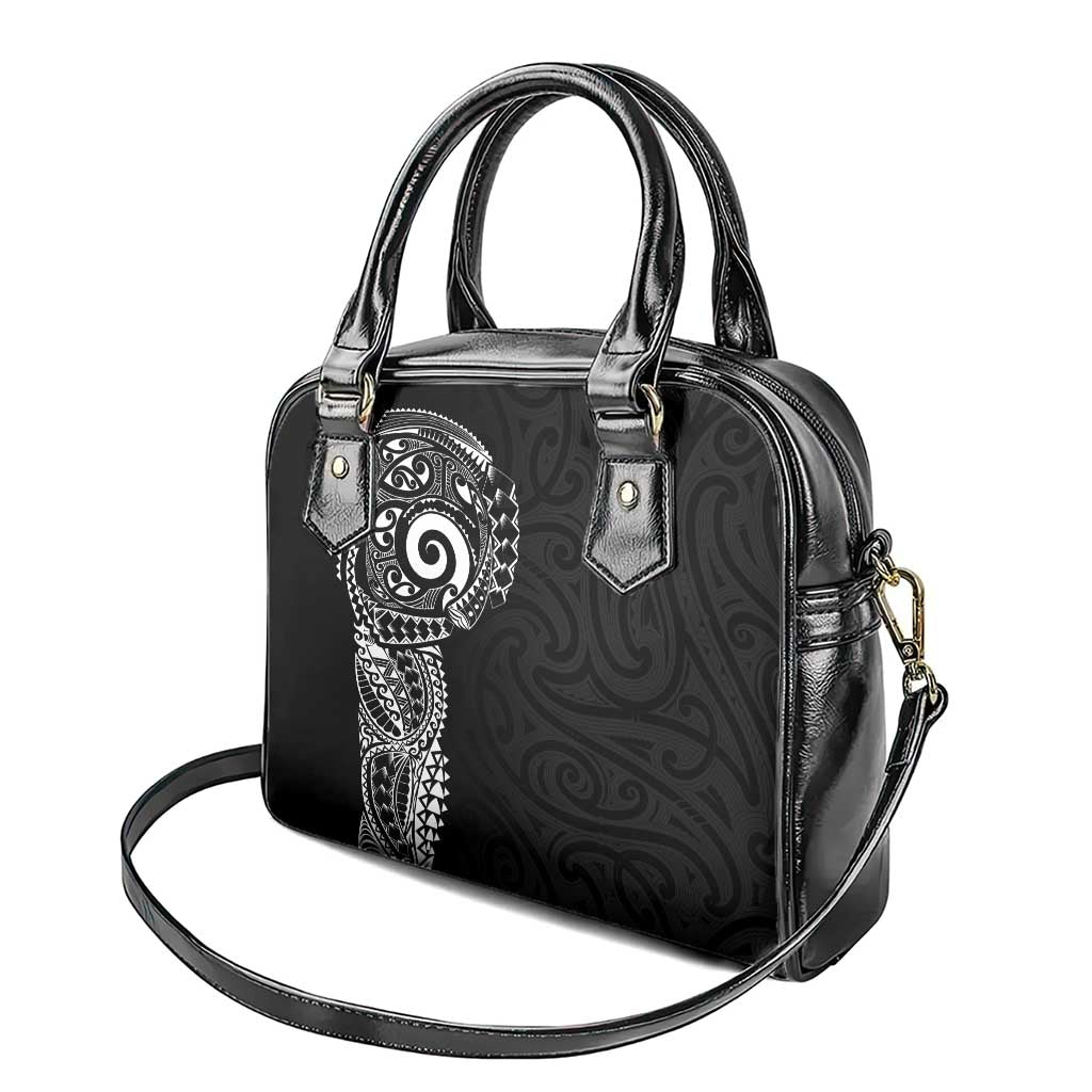 New Zealand Maori Koru Art Traditional Tattoo Shoulder Handbag Simple Style
