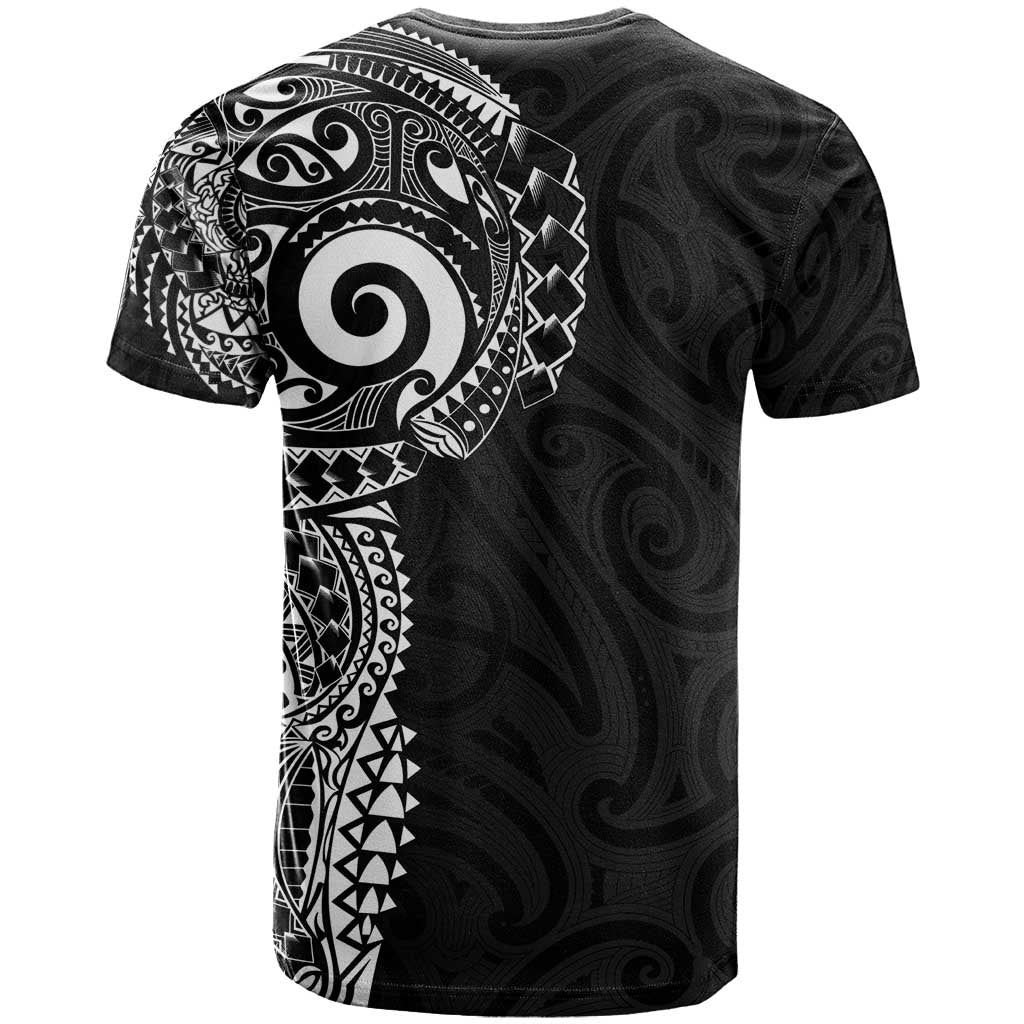New Zealand Maori Koru Art Traditional Tattoo T Shirt Simple Style LT03 - Polynesian Pride
