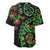 New Zealand Koru Plants and Pohutukawa Baseball Jersey Maori Tattoo Pattern