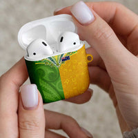 Cook Islands Language Week AirPods Case Tatau Pattern and Rarotongan Alphabet - Polynesian Pride