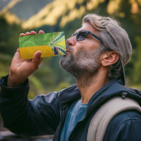 Cook Islands Language Week 4 in 1 Can Cooler Tumbler Tatau Pattern and Rarotongan Alphabet - Polynesian Pride
