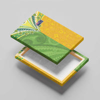 Cook Islands Language Week Canvas Wall Art Tatau Pattern and Rarotongan Alphabet - Polynesian Pride