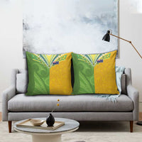 Cook Islands Language Week Pillow Cover Tatau Pattern and Rarotongan Alphabet LT03 - Polynesian Pride