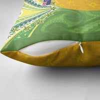 Cook Islands Language Week Pillow Cover Tatau Pattern and Rarotongan Alphabet LT03 - Polynesian Pride