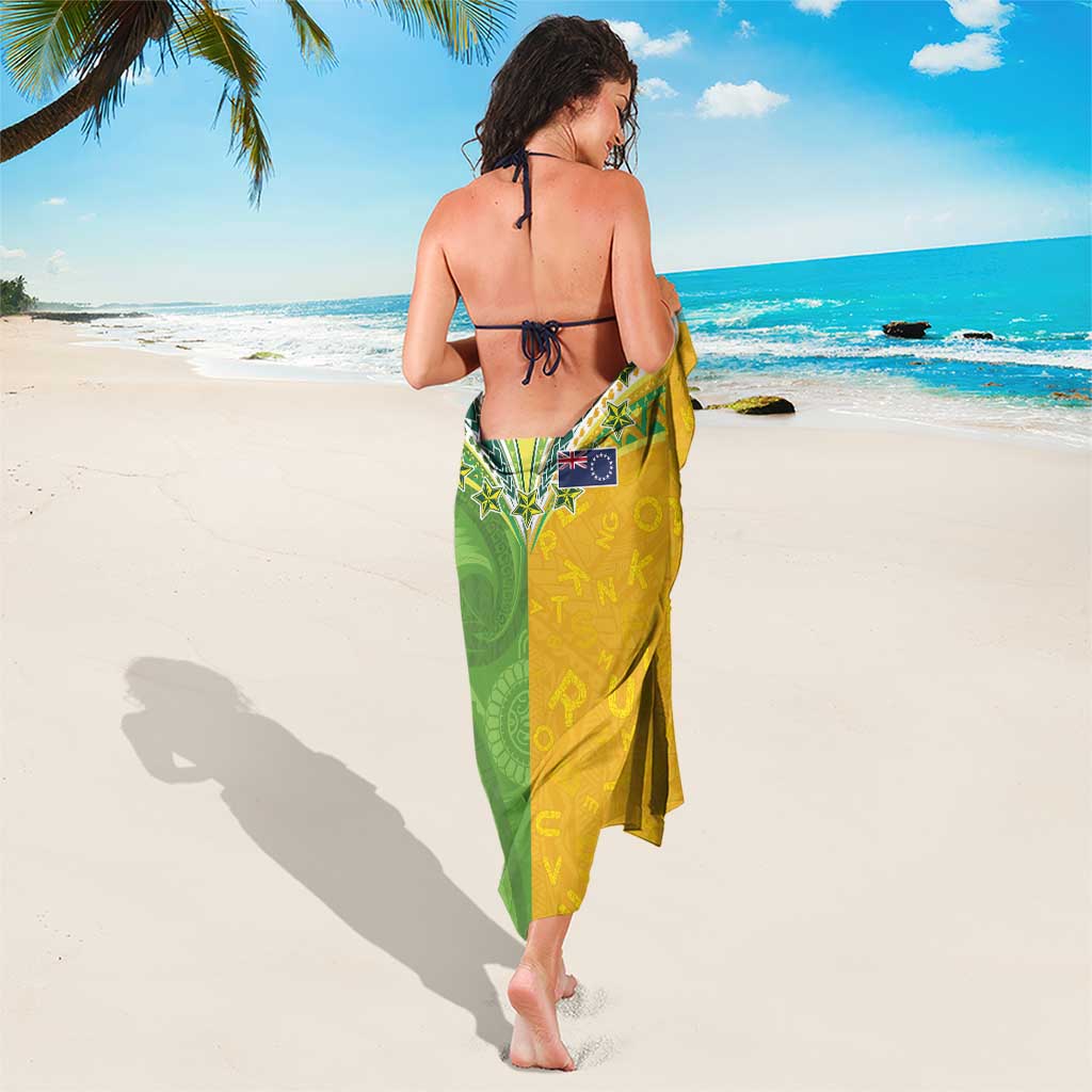 Cook Islands Language Week Sarong Tatau Pattern and Rarotongan Alphabet LT03 - Polynesian Pride