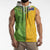 Cook Islands Language Week Sleeveless Zip Hoodie Tatau Pattern and Rarotongan Alphabet - Polynesian Pride