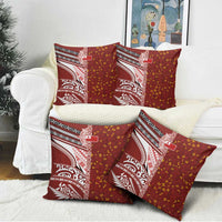 Tonga Language Week Pillow Cover Ngatu Pattern and Tongan Alphabet - Polynesian Pride
