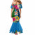 Personalised Malampa Fiji Day Mermaid Dress Tropical Plants Mix Polynesian and Tapa Pattern LT03 - Polynesian Pride