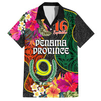 Personalised Penama Day Family Matching Tank Maxi Dress and Hawaiian Shirt Proud To Be A Ni-Van Beauty Pacific Flower LT03 - Polynesian Pride