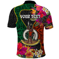 Personalised Penama Day Polo Shirt Proud To Be A Ni-Van Beauty Pacific Flower LT03 - Polynesian Pride