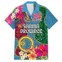 Personalised Sanma Day Family Matching Long Sleeve Bodycon Dress and Hawaiian Shirt Proud To Be A Ni-Van Beauty Pacific Flower LT03 - Polynesian Pride