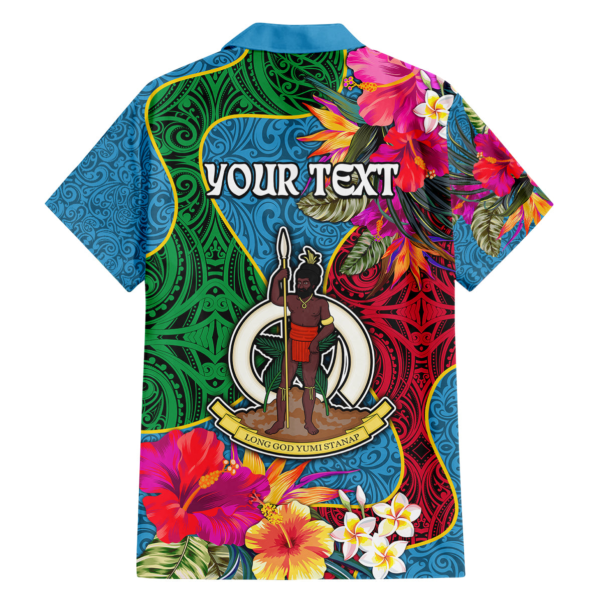 Personalised Sanma Day Family Matching Tank Maxi Dress and Hawaiian Shirt Proud To Be A Ni-Van Beauty Pacific Flower LT03 - Polynesian Pride