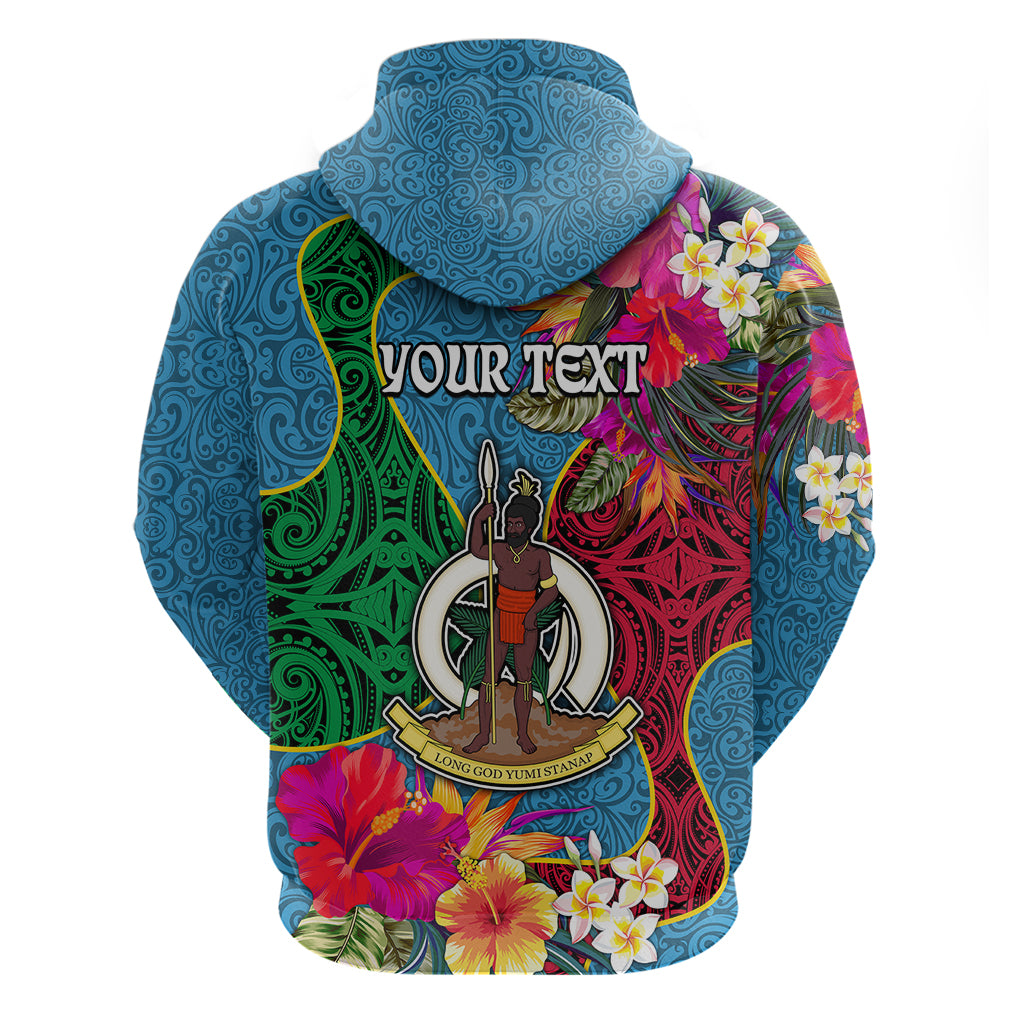 Personalised Sanma Day Hoodie Proud To Be A Ni-Van Beauty Pacific Flower LT03 - Polynesian Pride