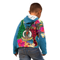 Personalised Sanma Day Kid Hoodie Proud To Be A Ni-Van Beauty Pacific Flower LT03 - Polynesian Pride