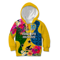 Malampa Day Kid Hoodie Proud To Be A Ni-Van Beauty Pacific Flower LT03 Hoodie Yellow - Polynesian Pride