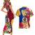 Torba Day Couples Matching Short Sleeve Bodycon Dress and Hawaiian Shirt Proud To Be A Ni-Van Beauty Pacific Flower LT03 - Polynesian Pride