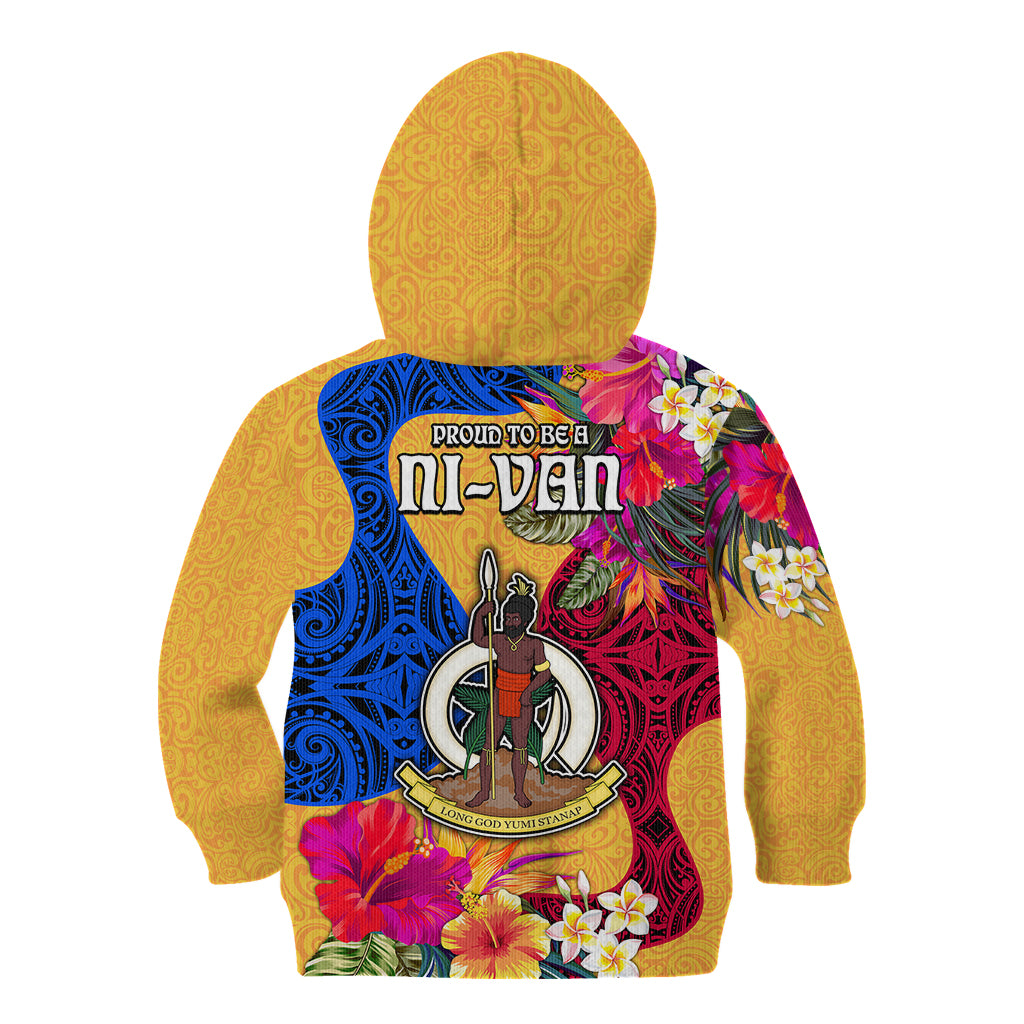 Torba Day Kid Hoodie Proud To Be A Ni-Van Beauty Pacific Flower LT03 - Polynesian Pride