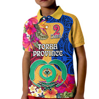 Torba Day Kid Polo Shirt Proud To Be A Ni-Van Beauty Pacific Flower LT03 Kid Yellow - Polynesian Pride