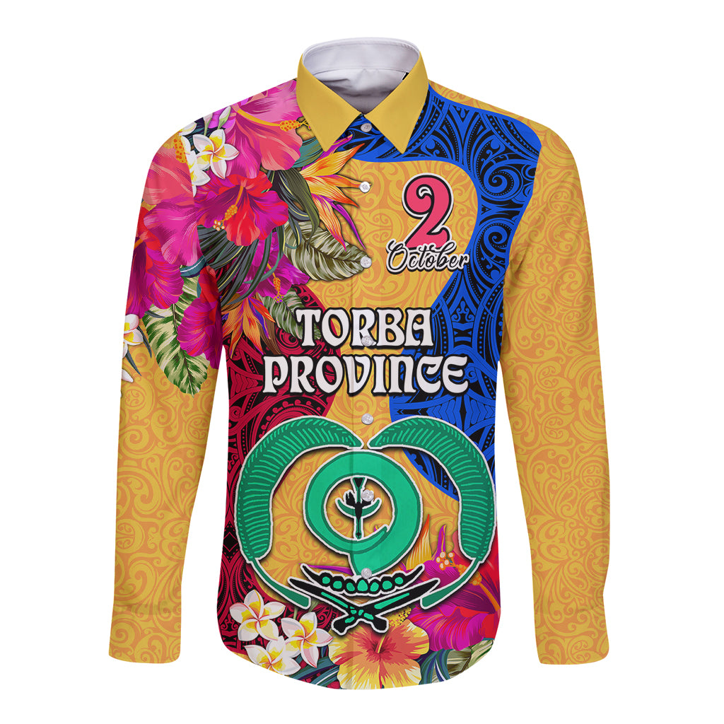 Torba Day Long Sleeve Button Shirt Proud To Be A Ni-Van Beauty Pacific Flower LT03 Unisex Yellow - Polynesian Pride