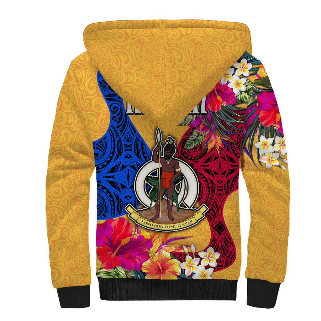 Torba Day Sherpa Hoodie Proud To Be A Ni-Van Beauty Pacific Flower LT03 - Polynesian Pride