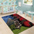 New Zealand Kea And Pohutukawa Area Rug With The Mountain Landscape