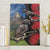 New Zealand Kea And Pohutukawa Canvas Wall Art With The Mountain Landscape