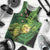 New Zealand Kākāpō Men Tank Top Silver Fern with Close up of Green Fern Leaves and Maori Tattoo