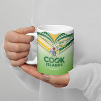 Cook Islands Rugby Ceramic Mug Six Eight Two to The World - Tatau Tribal Motif