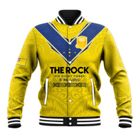 Niue Rugby Custom Baseball Jacket Six Eight Three to The World - Hiapo Tribal Motif LT03 Unisex Multicolor - Polynesian Pride