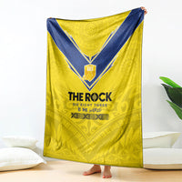 Niue Rugby Blanket Six Eight Three to The World - Hiapo Tribal Motif
