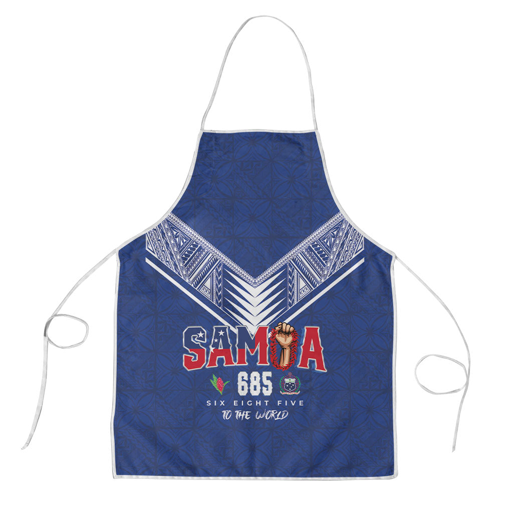Samoa Rugby Apron Six Eight Five to The World - Pacific Motif