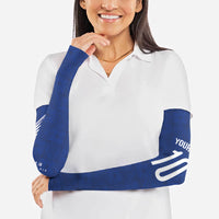 Samoa Rugby Custom Arm Sleeves Six Eight Five to The World - Pacific Motif
