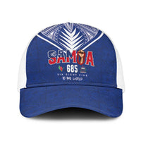 Samoa Rugby Baseball Net Cap Six Eight Five to The World - Pacific Motif