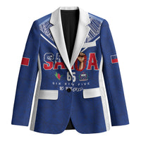 Samoa Rugby Custom Blazer Six Eight Five to The World - Pacific Motif