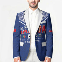 Samoa Rugby Custom Blazer Six Eight Five to The World - Pacific Motif